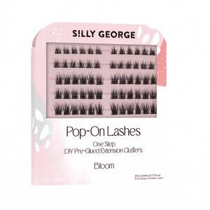 NEW SILLY GEORGE women's pop-on lashes in style bloom